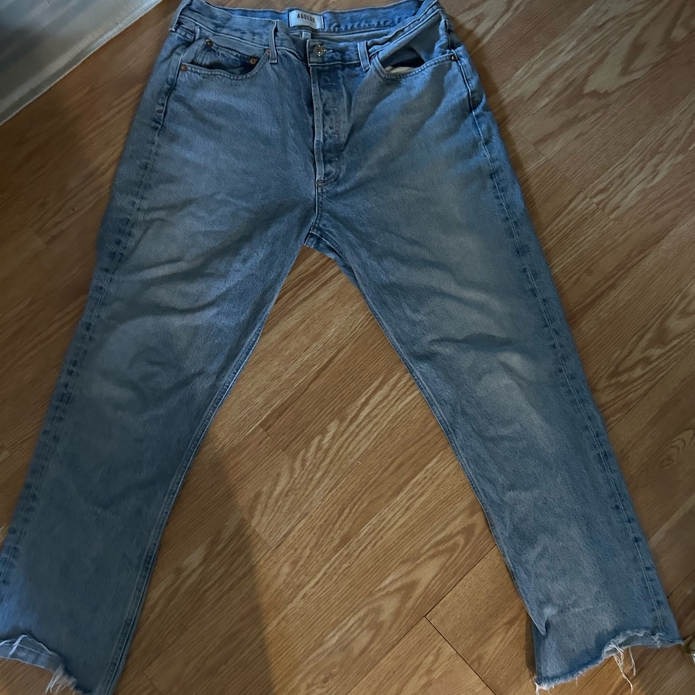 Agolde High Rise Riley straight legJeans